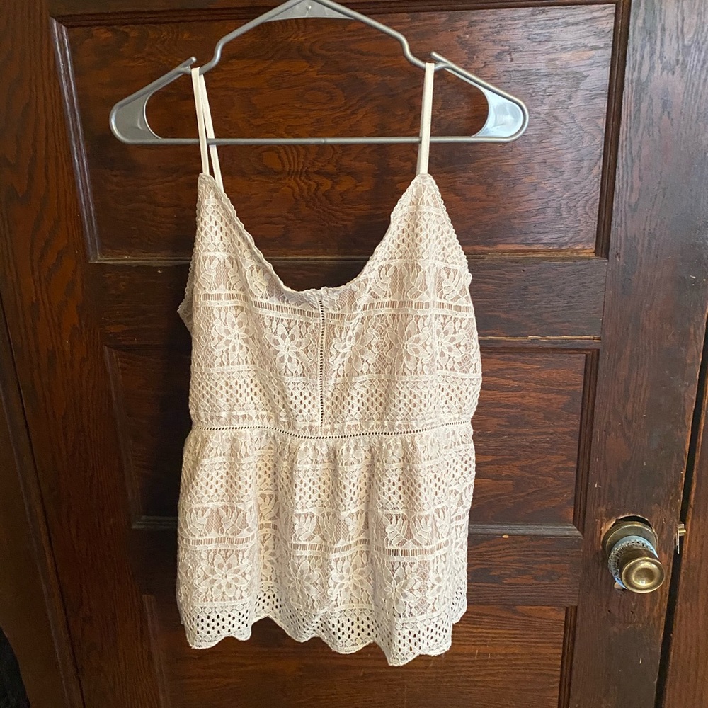 Lace tank